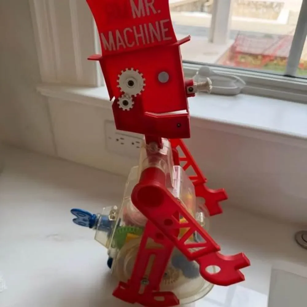Vintage Ideal Mr. Machine Wind-Up Toy 1977